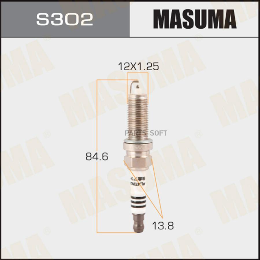 

Свеча зажигания PLATINUM PLATINUM (LZKAR6AP-11) MASUMA S302P