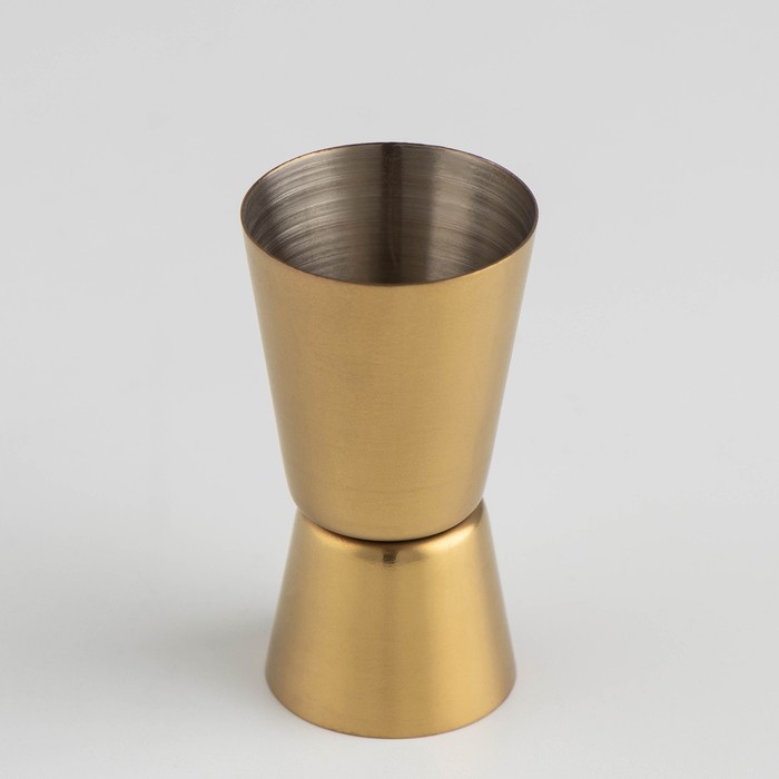 Джиггер Металлик, 15/30 мл, цвет желтый