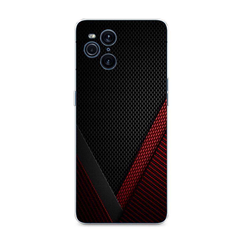

Чехол Awog на Oppo Find X3 Pro "Красный карбон", Разноцветный, 255750-3