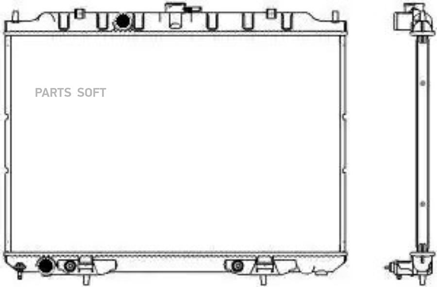 

Радиатор Nissan X-Trail 01-07 33411034 Sakura арт. 33411034