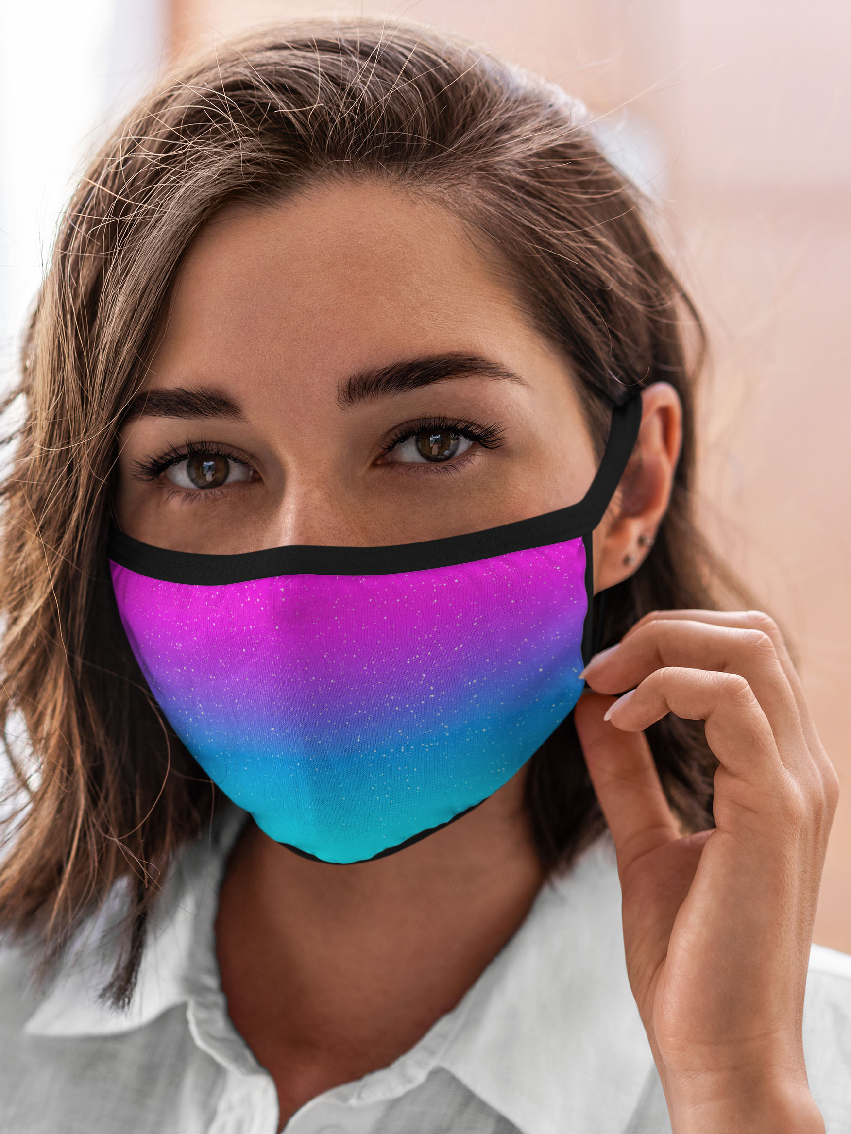 

Многоразовая маска унисекс Burnettie Космос Неоновый, Разноцветный, Космос Неоновый