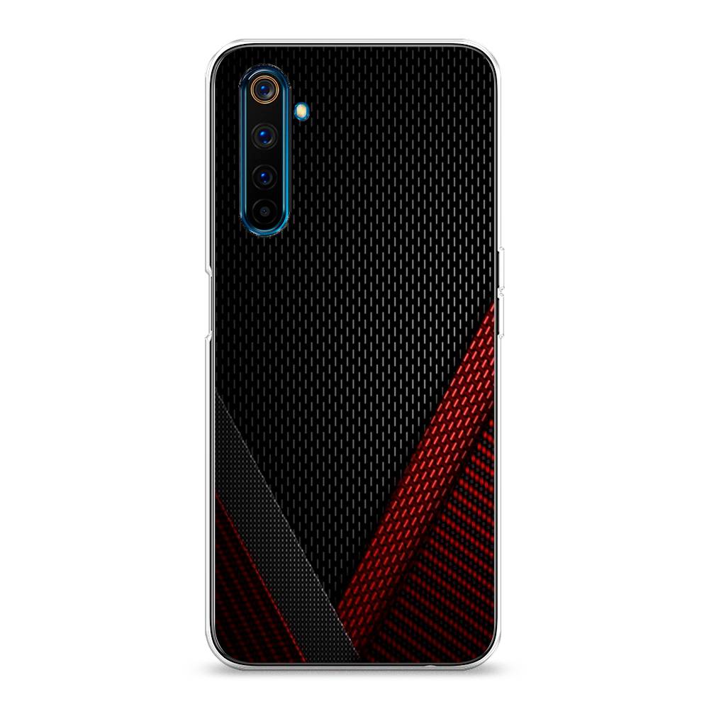 

Чехол Awog на Realme 6 Pro "Красный карбон", Разноцветный, 252850-3