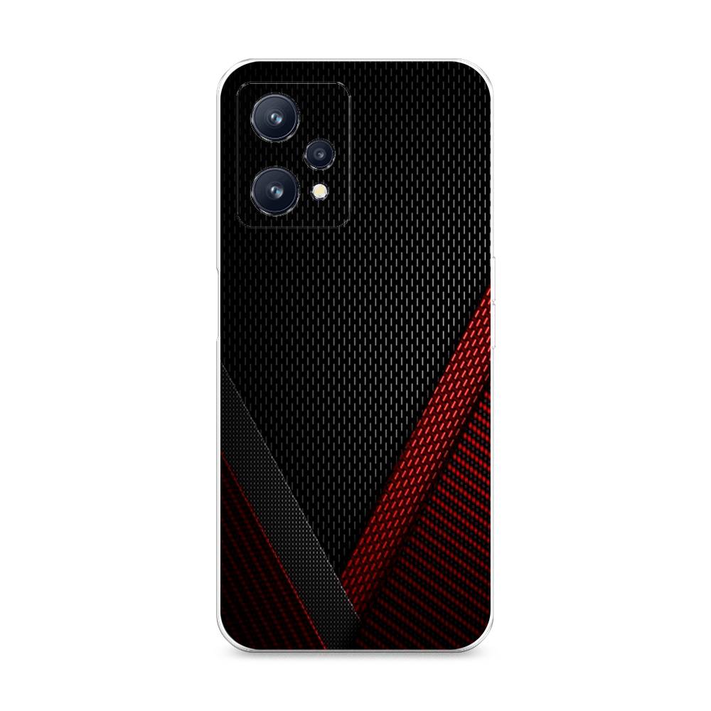 

Чехол Awog на Realme 9/9 Pro Plus "Красный карбон", Разноцветный, 258750-3