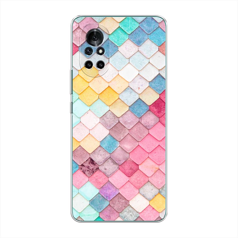 

Чехол Awog на Honor V40 Lite "Нежные ромбики", Разноцветный, 6105150-4