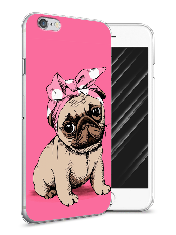 

Чехол Awog на Apple iPhone 6S / Айфон 6S "Dog Pin-Up", Разноцветный, 0104S50-2