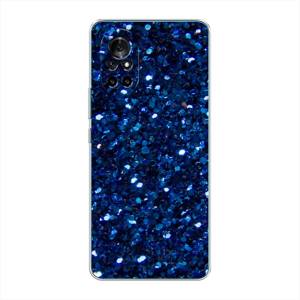 

Чехол Awog "Синие блестки рисунок" для Honor V40 Lite