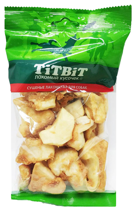 

Лакомство для собак TiTBiT, кусочки, баранина, говядина, 100г