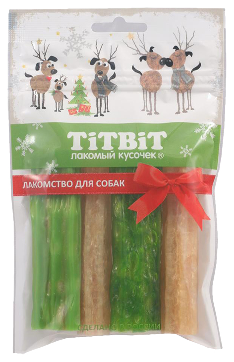 фото Лакомство для собак titbit, палочки, мясо, 100г