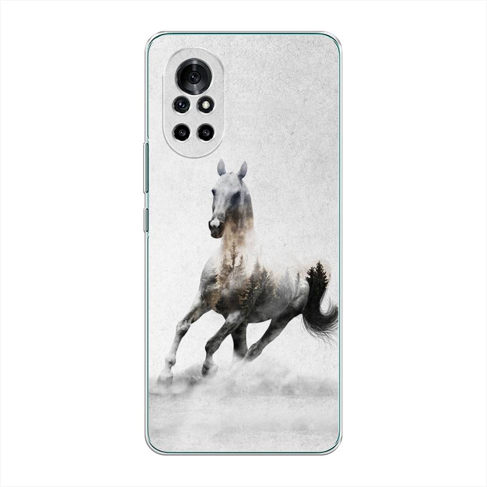 

Чехол Awog на Honor V40 Lite "Лошадь лес", Разноцветный, 6105150-2