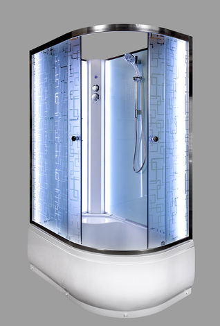

Душевая кабина Deto ЕМ4511L N LED без крыши