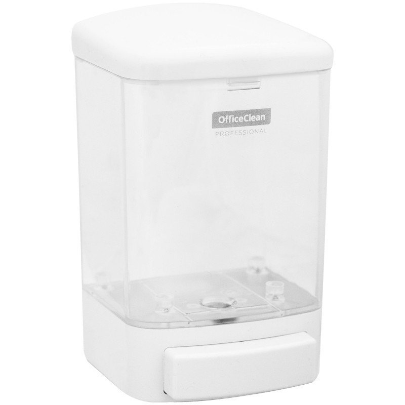Дозатор для жидкого мыла OfficeClean Professional, наливной, ABS-механический, белый, 1л