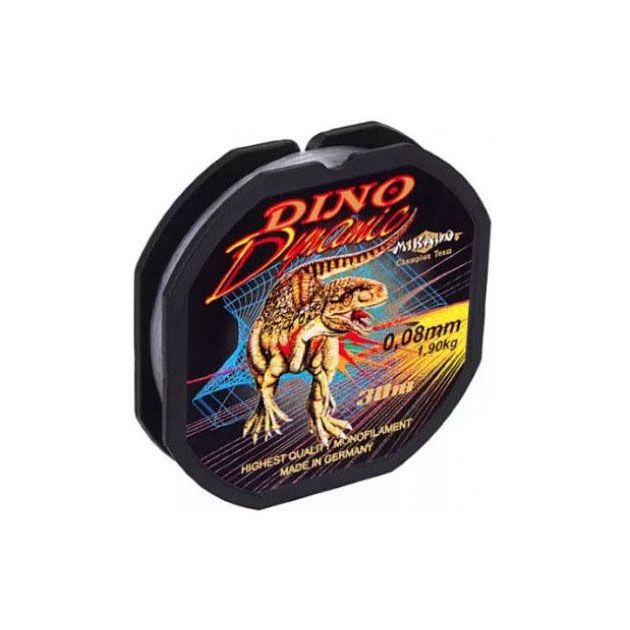 

Леска Mikado Dino dynamic 0,12 мм, 30 м, 2,90 кг, прозрачный, 1 шт, Dino Dynamic