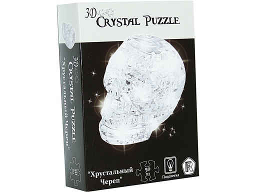 

Пазл 3D Castorland с подсветкой Череп, 50 деталей, 9056A
