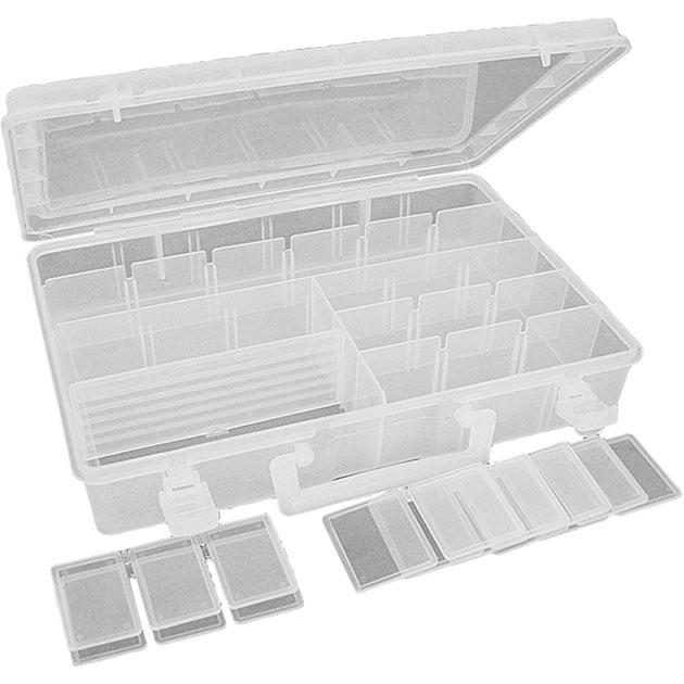 

Коробка рыболова Mikado ABM 306 33x23x7,2 см, Прозрачный