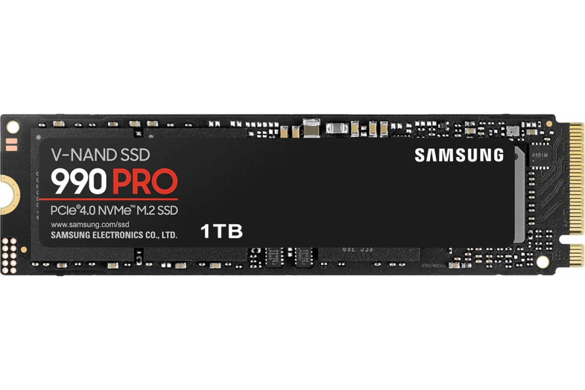 SSD накопитель Samsung 990 PRO M.2 2280 1 ТБ (S53-0409111-BWBW5)