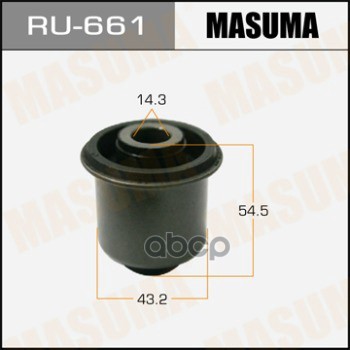 фото Сайлентблок рычага nissan pathfinder (r51) 05-14, navara 05- переднего верхнего masuma mas