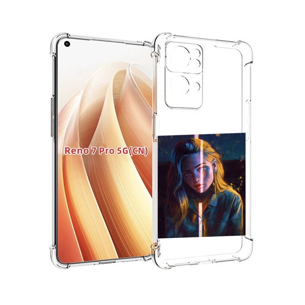 

Чехол MyPads девушка-в-тени для OPPO Reno7 Pro 5G, Прозрачный, Tocco
