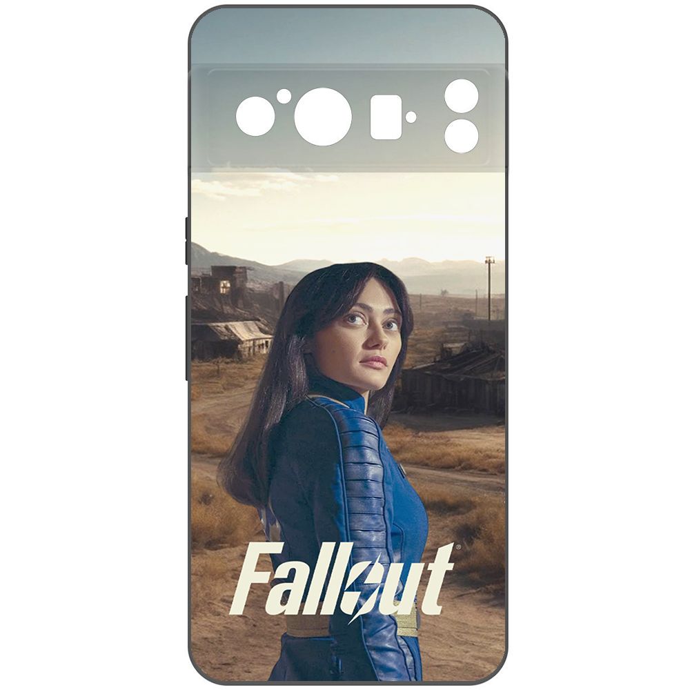 

Чехол-накладка Krutoff Soft Case Фоллаут (Fallout) -Люси в пустошах для GOOGLE Pixel 8 Pro, Черный