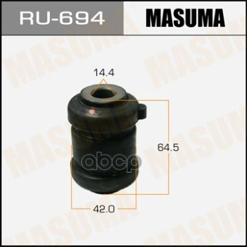 фото Сайлентблок рычага ford focus ii 04-; mazda 3 (bk, bl) 03-; volvo c30, s40 переднего перед masuma