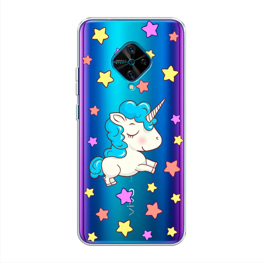 

Чехол Awog на Vivo V17/Y9s "Звездный единорог", Разноцветный, 261550-2