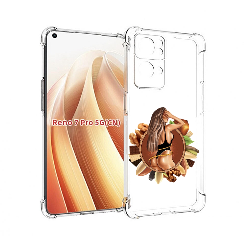 

Чехол MyPads девушка-в-черном-купальнике женский для OPPO Reno7 Pro 5G, Прозрачный, Tocco