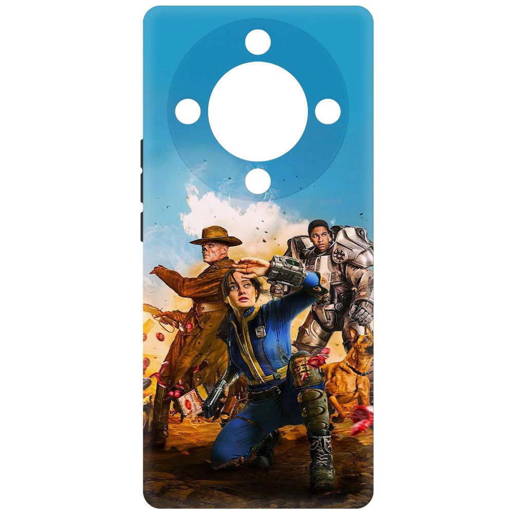 

Чехол-накладка Krutoff Soft Case Фоллаут - Люси, Гуль и Аарон для Honor Magic 5 Lite
