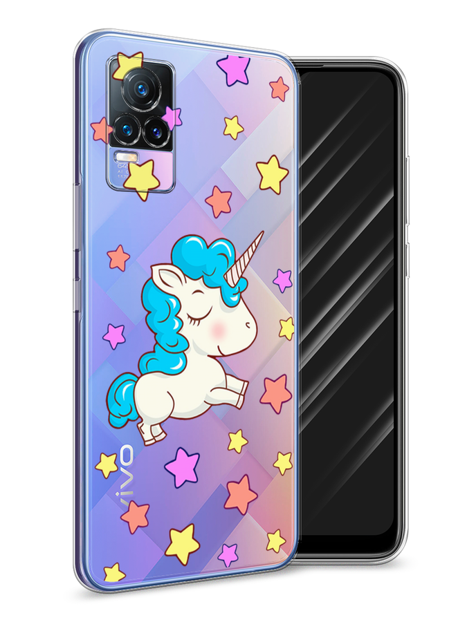 

Чехол Awog на Vivo V21e 4G "Звездный единорог", Разноцветный, 264550-2