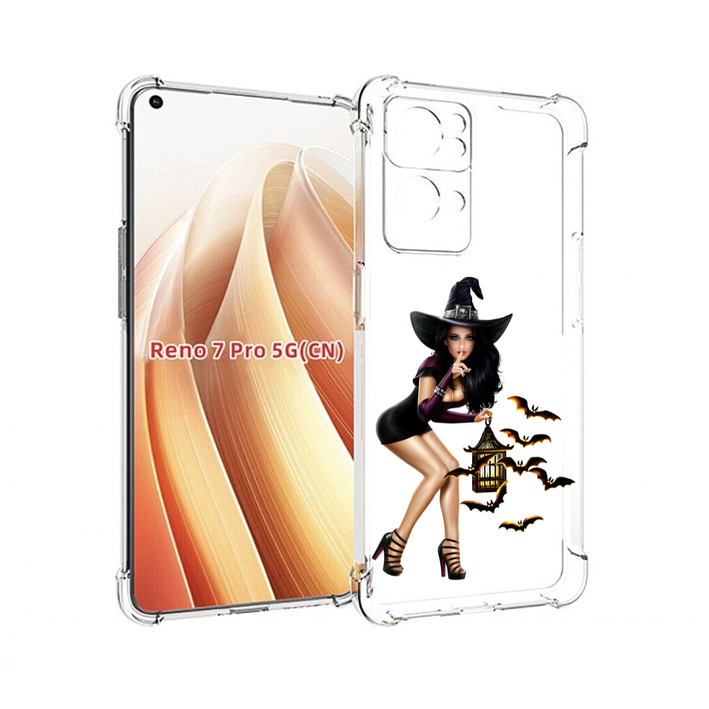 

Чехол MyPads девушка-ведьма женский для OPPO Reno7 Pro 5G, Прозрачный, Tocco