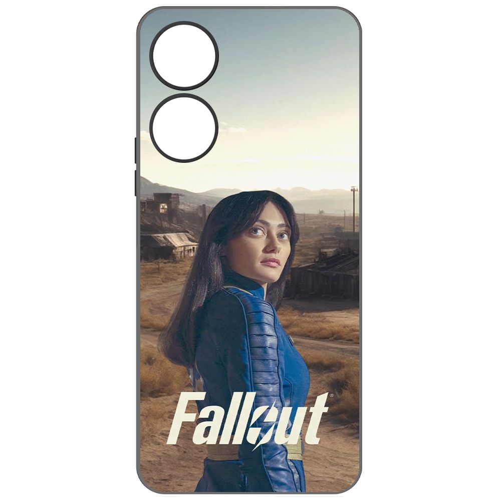 

Чехол-накладка Krutoff Soft Case Фоллаут (Fallout) - Люси в пустошах для Honor X5 Plus
