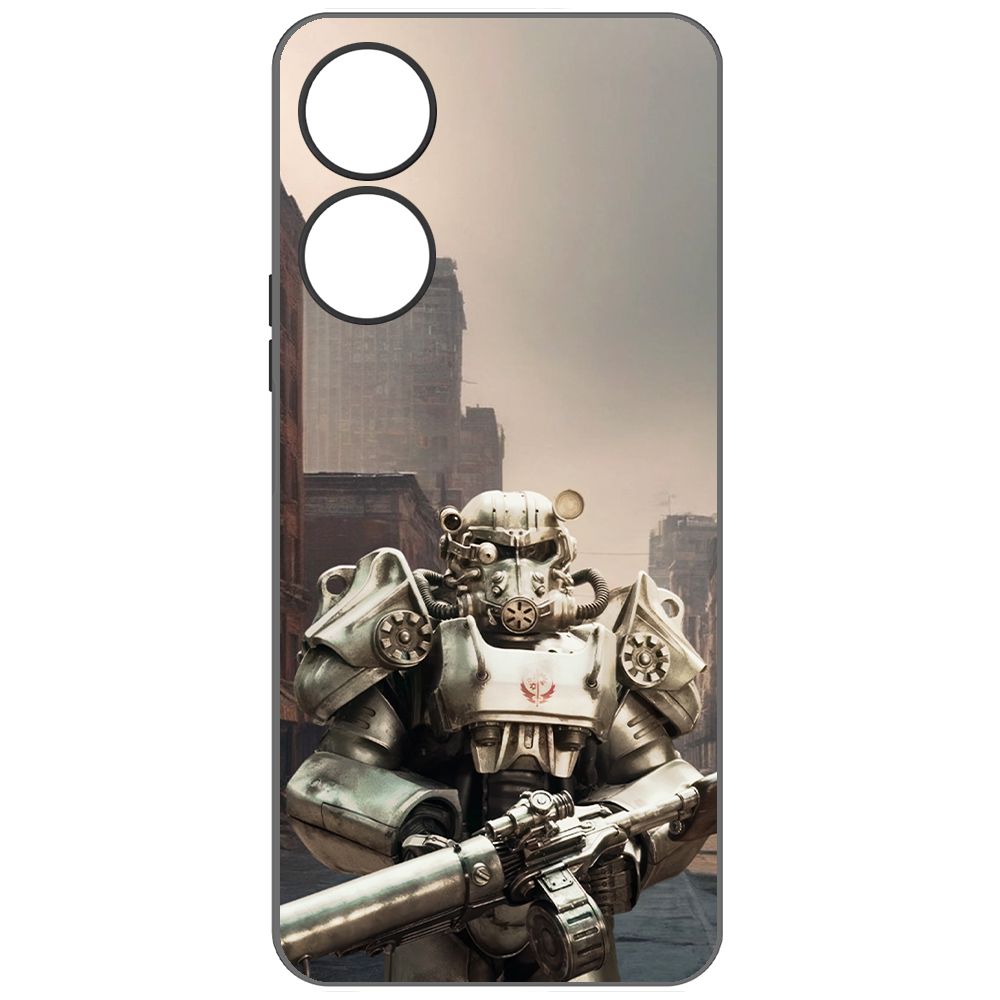 

Чехол-накладка Krutoff Soft Case Фоллаут (Fallout) - Рыцарь Братства для Honor X5 Plus