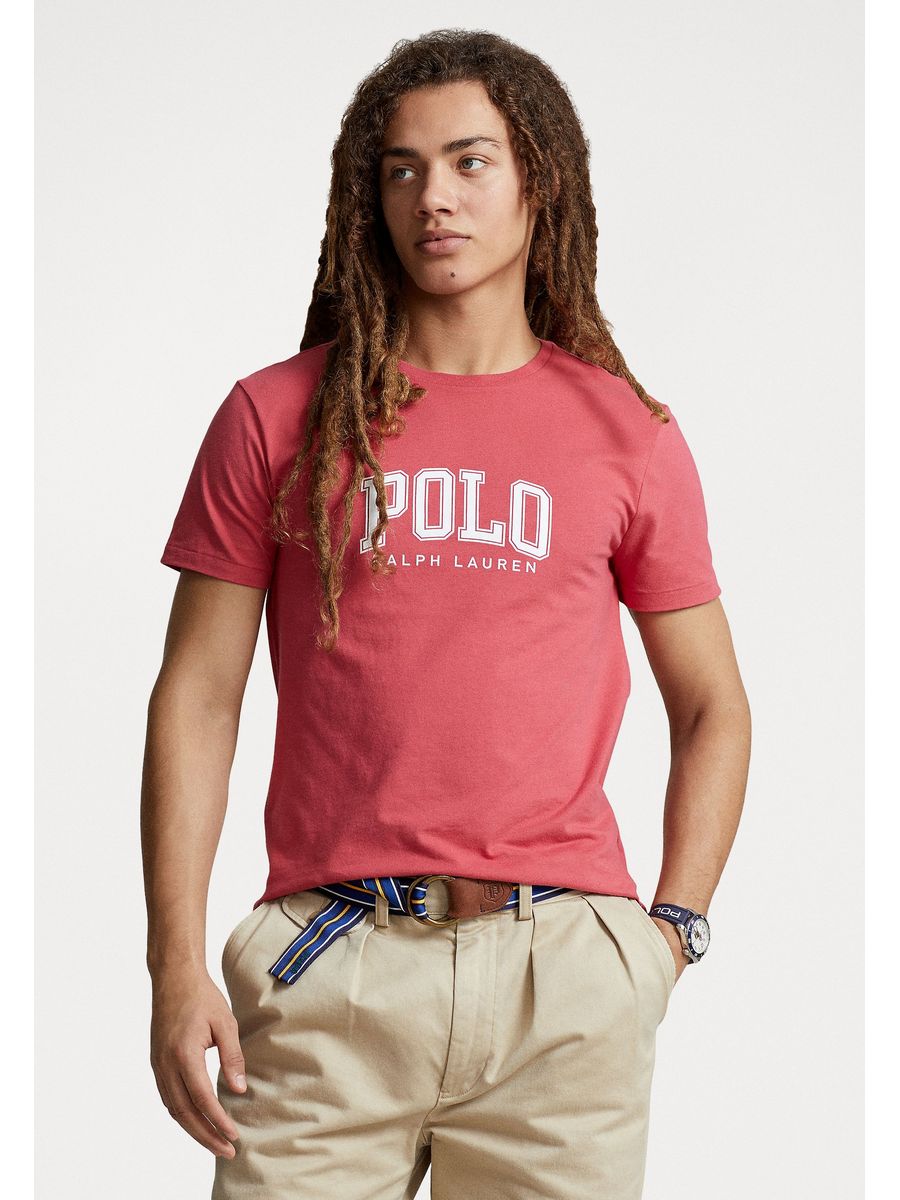 

Футболка мужская Polo Ralph Lauren PO222O0GD красная S, Красный, PO222O0GD