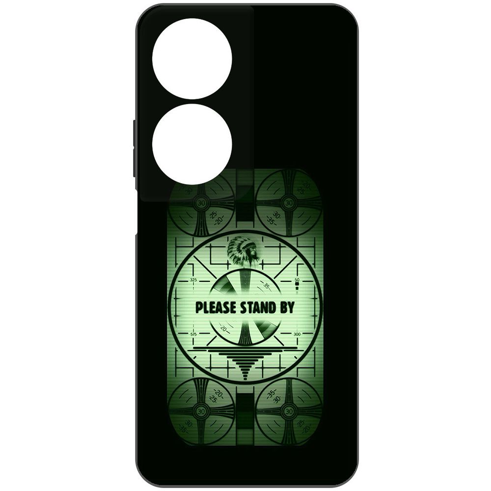 

Чехол-накладка Krutoff Soft Case Фоллаут (Fallout) - Пожалуйста, подождите для Honor X7b