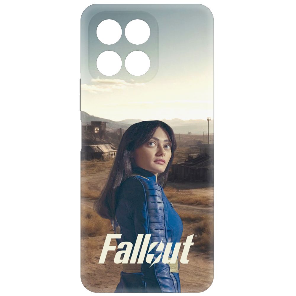 

Чехол-накладка Krutoff Soft Case Фоллаут (Fallout) - Люси в пустошах для Honor X8 5G