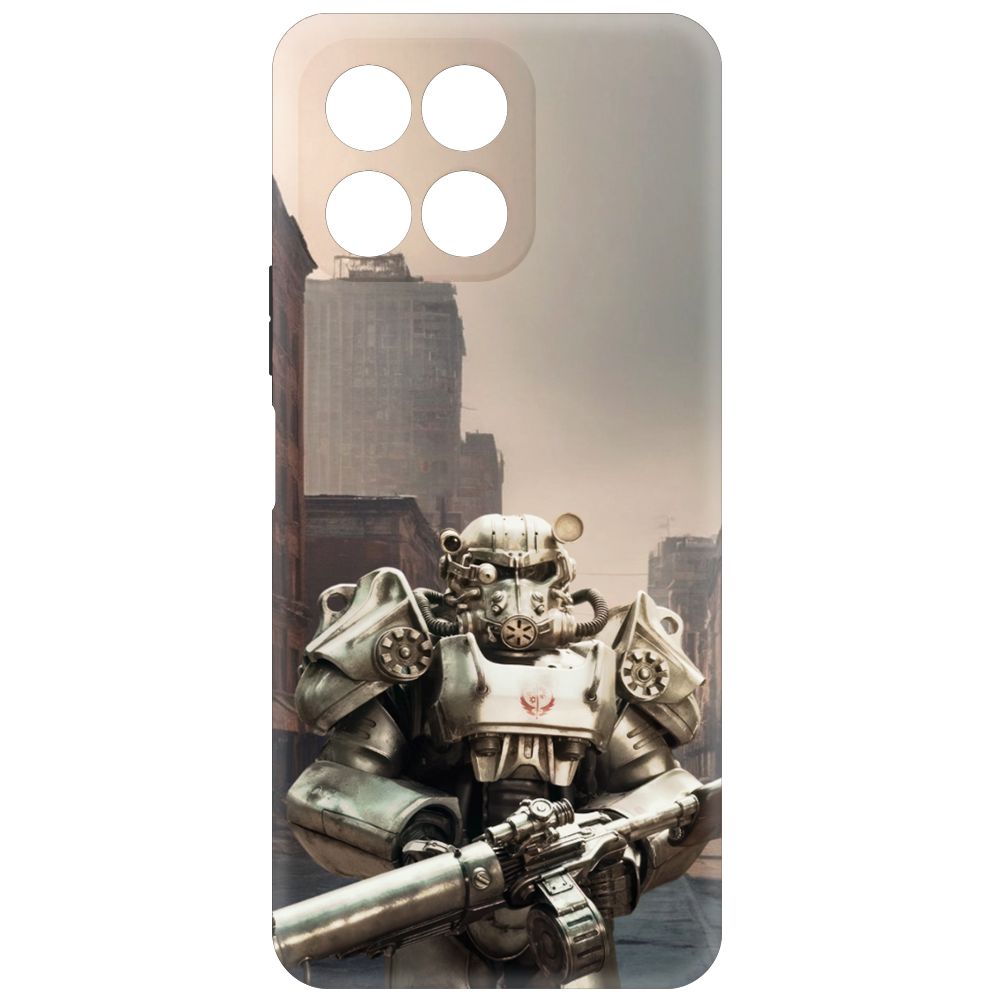 

Чехол-накладка Krutoff Soft Case Фоллаут (Fallout) - Рыцарь Братства для Honor X8 5G
