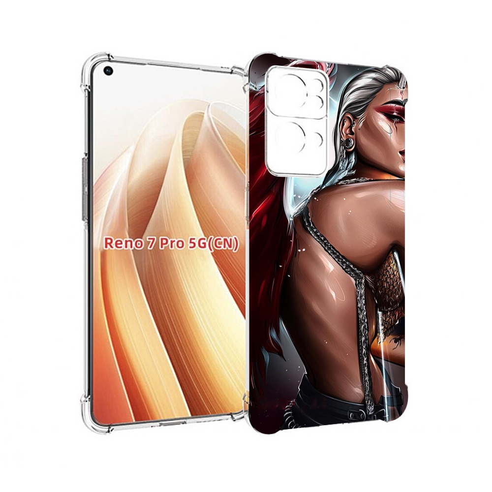

Чехол MyPads девушка-с-крыльями женский для OPPO Reno7 Pro 5G, Прозрачный, Tocco