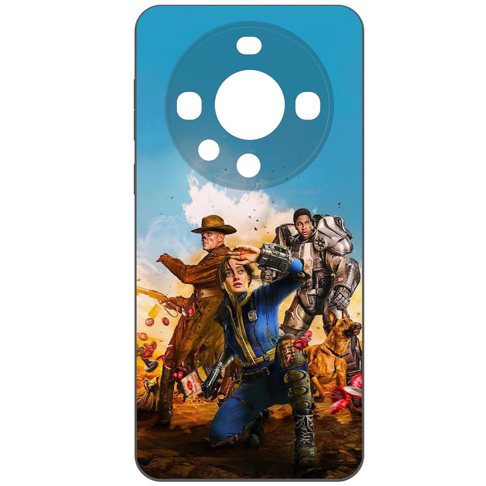 

Чехол-накладка Krutoff Soft Case Фоллаут - Люси, Гуль и Аарон для Huawei Mate 60 Pro