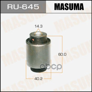 фото Сайлентблок цапфы задней nissan pathfinder (r51) 05-14; infiniti qx56 03-10 masuma masuma