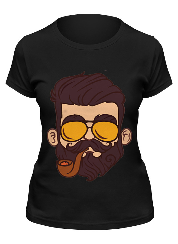 

Футболка женская Printio Бородист / borodist черная XL, Черный, Бородист / borodist