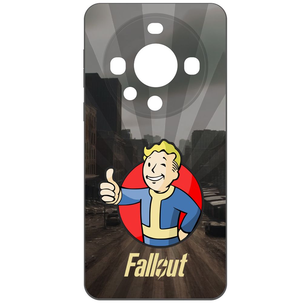

Чехол-накладка Krutoff Soft Case Фоллаут (Fallout) - Волт-бой для Huawei Mate 60 Pro