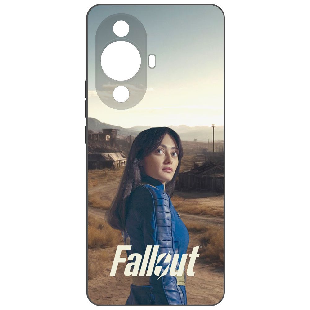 

Чехол-накладка Krutoff Soft Case Фоллаут (Fallout) - Люси в пустошах для Huawei Nova 11, Черный