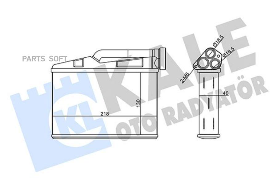 

360185 Радиатор Отопителя Bmw E39 95-00 KALE 360185