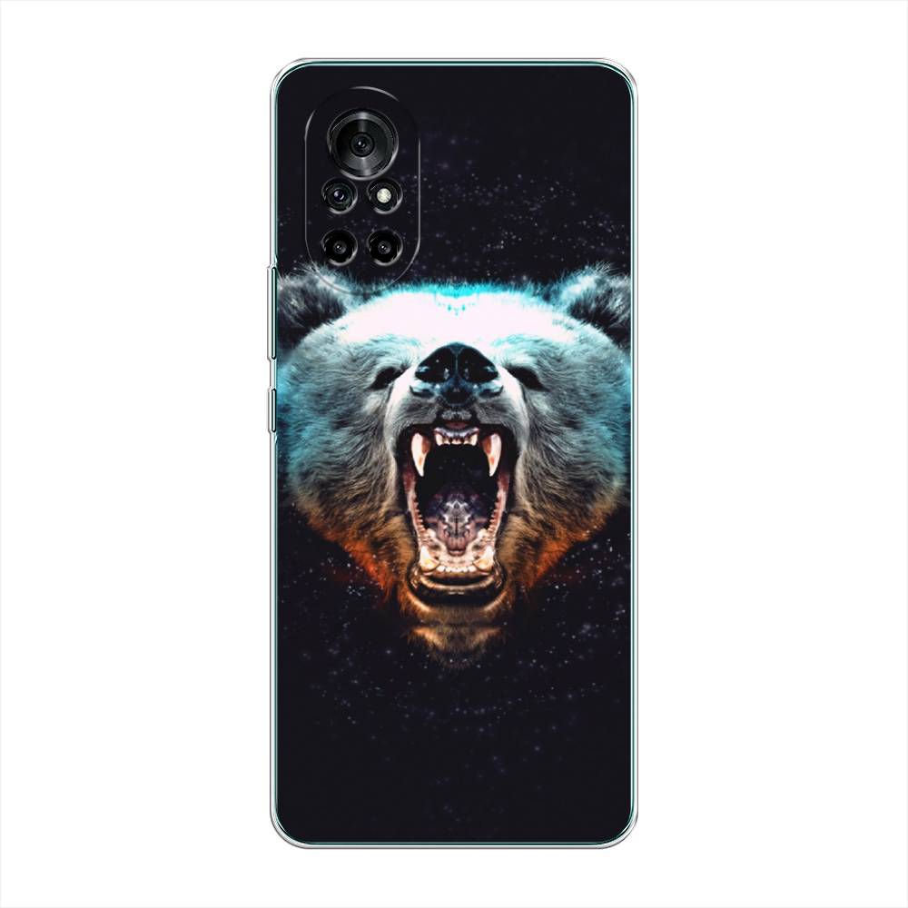 

Чехол Awog на Honor V40 Lite "Медведь", Разноцветный, 6105150-2