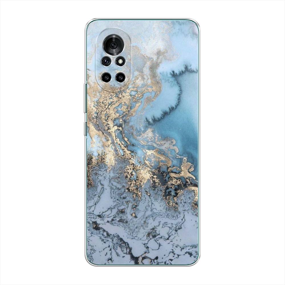

Чехол Awog на Honor V40 Lite "Морозная лавина синяя", Разноцветный, 6105150-3