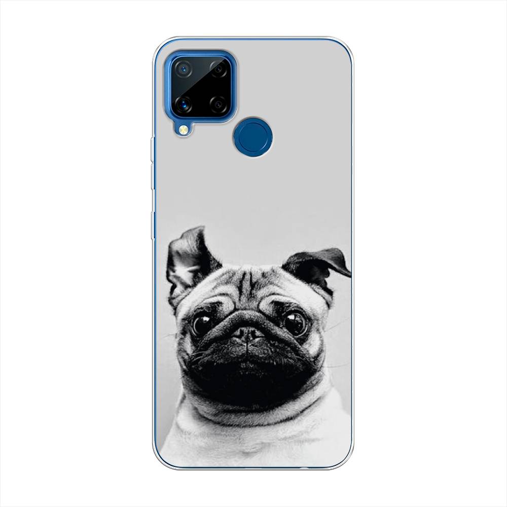 

Чехол Awog на Realme C15 "Ушастый мопс", Разноцветный, 255050-1