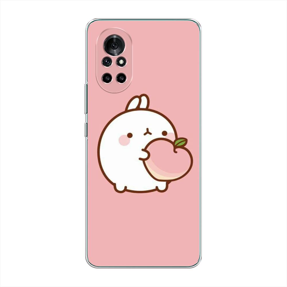

Чехол Awog на Honor V40 Lite "Кролик с персиком", Разноцветный, 6105150-1