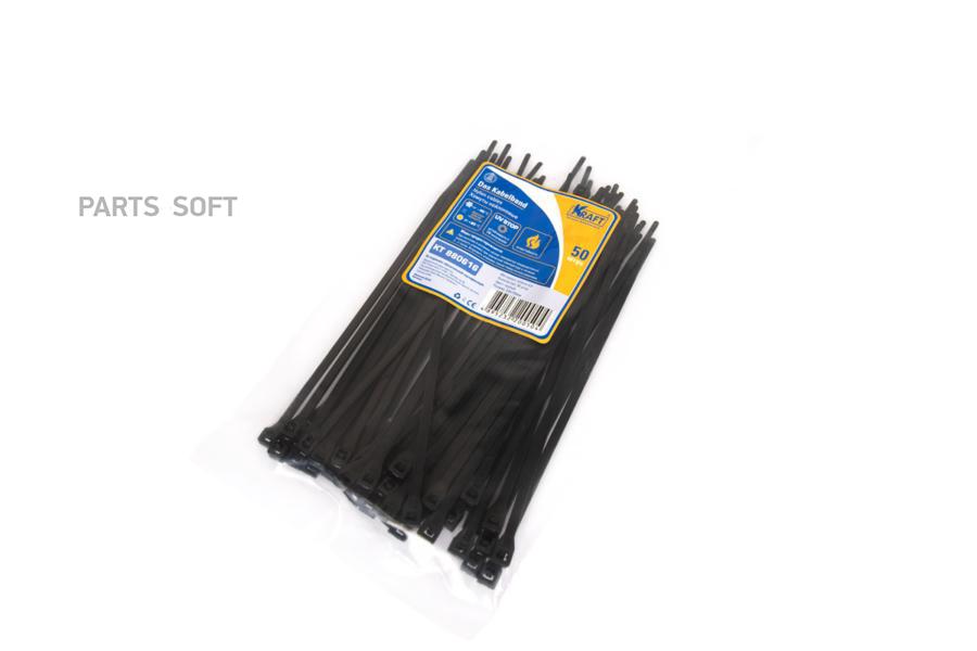 

Хомут нейлоновый 3,6 150 мм KRAFT (черный) (50 шт)