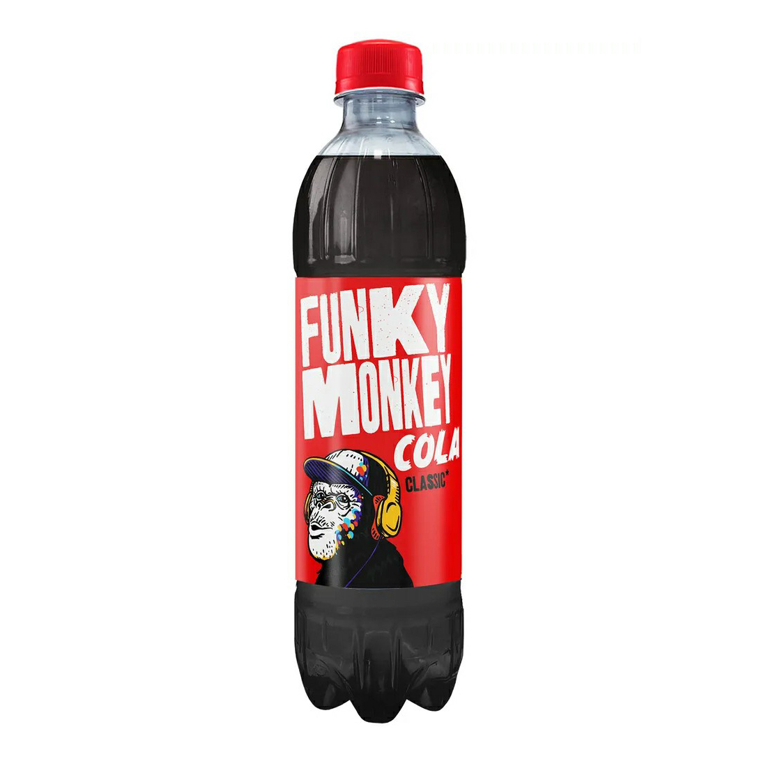 Напиток газированный Funky Monkey Cola 0,5 л ПЭТ