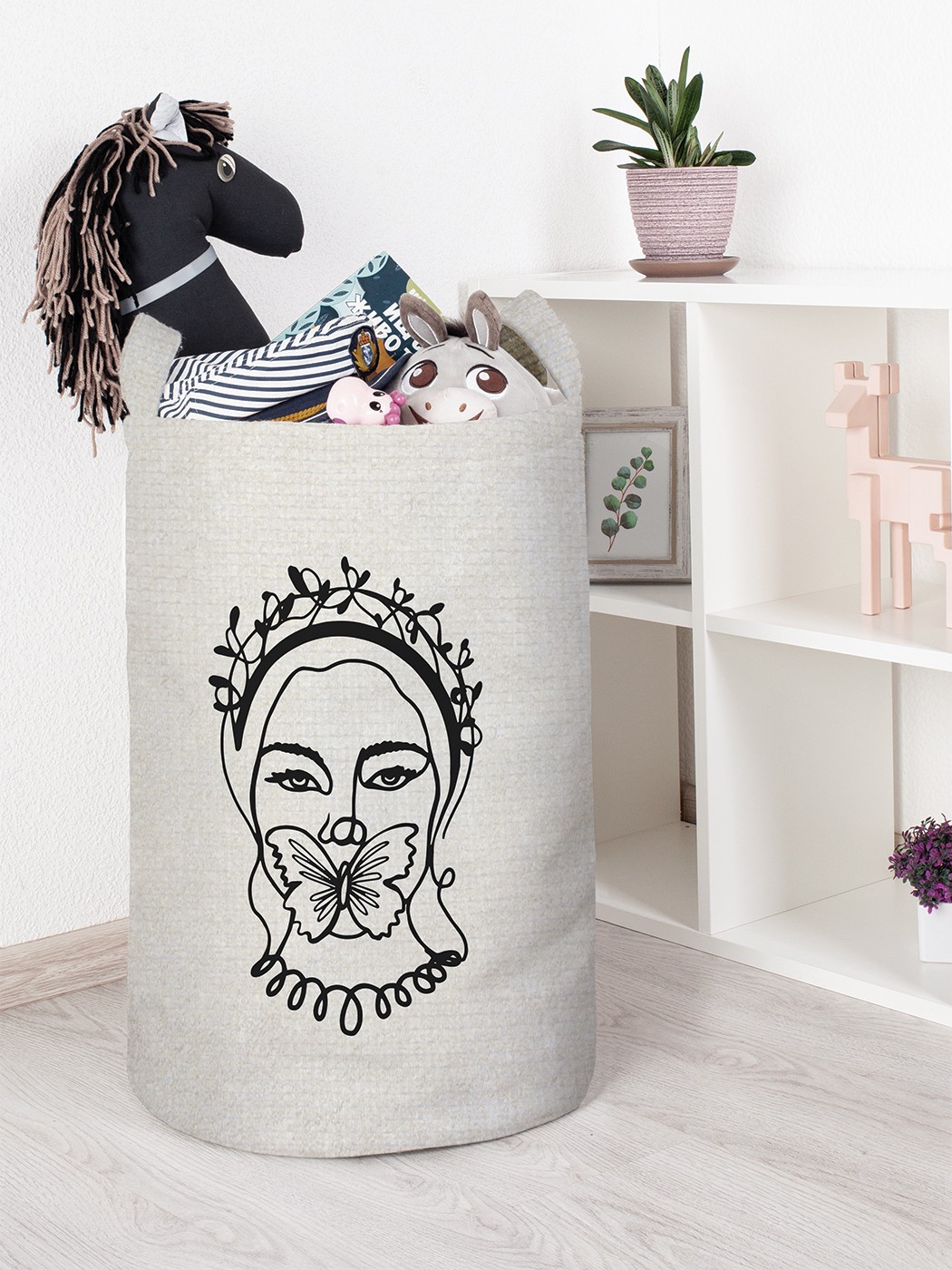 

Корзина для игрушек JoyArty 40x60 см toba_385277_L, Бежевый