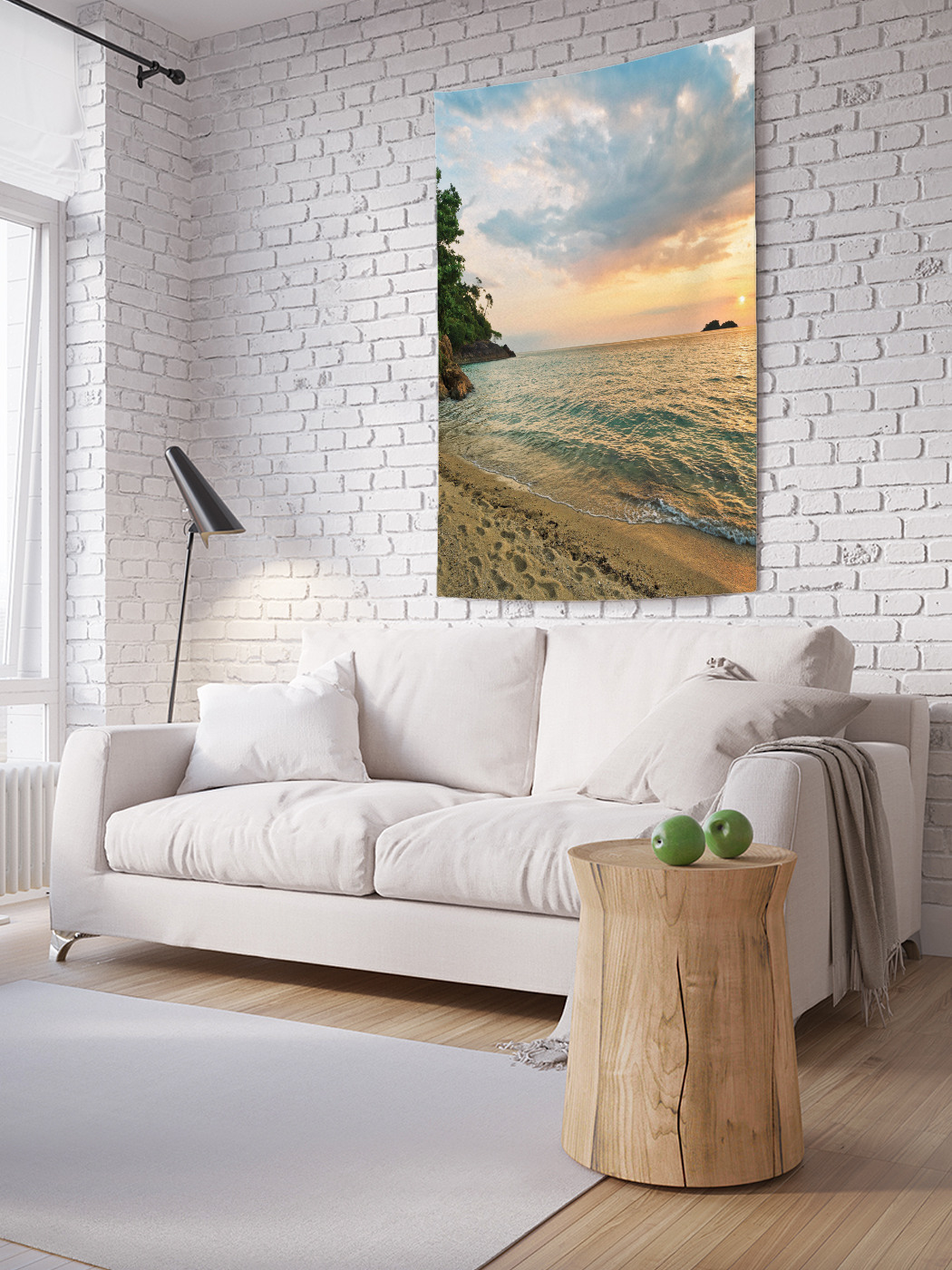 

Вертикальное фотопанно на стену JoyArty Восход над морем 100x150 см, Восход над морем