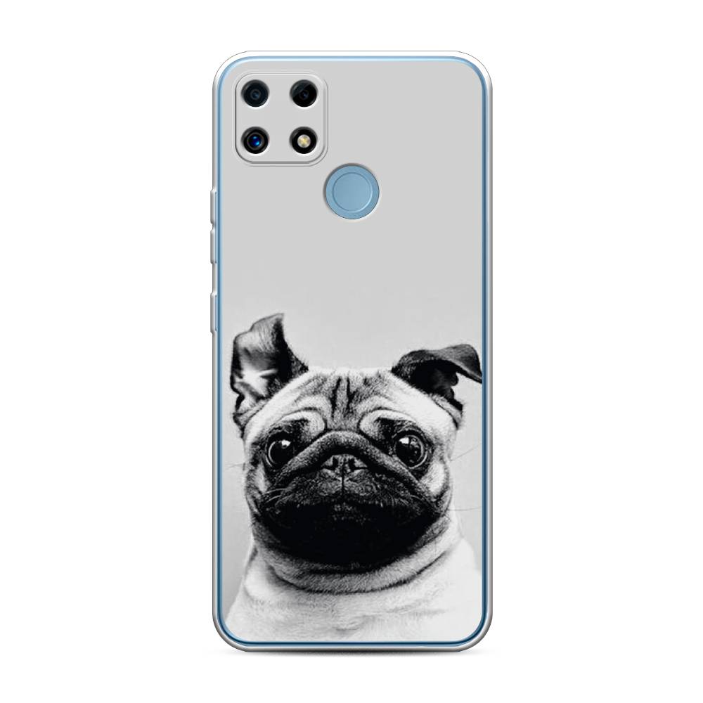 

Чехол Awog на Realme C25/C25s "Ушастый мопс", Разноцветный, 256950-1